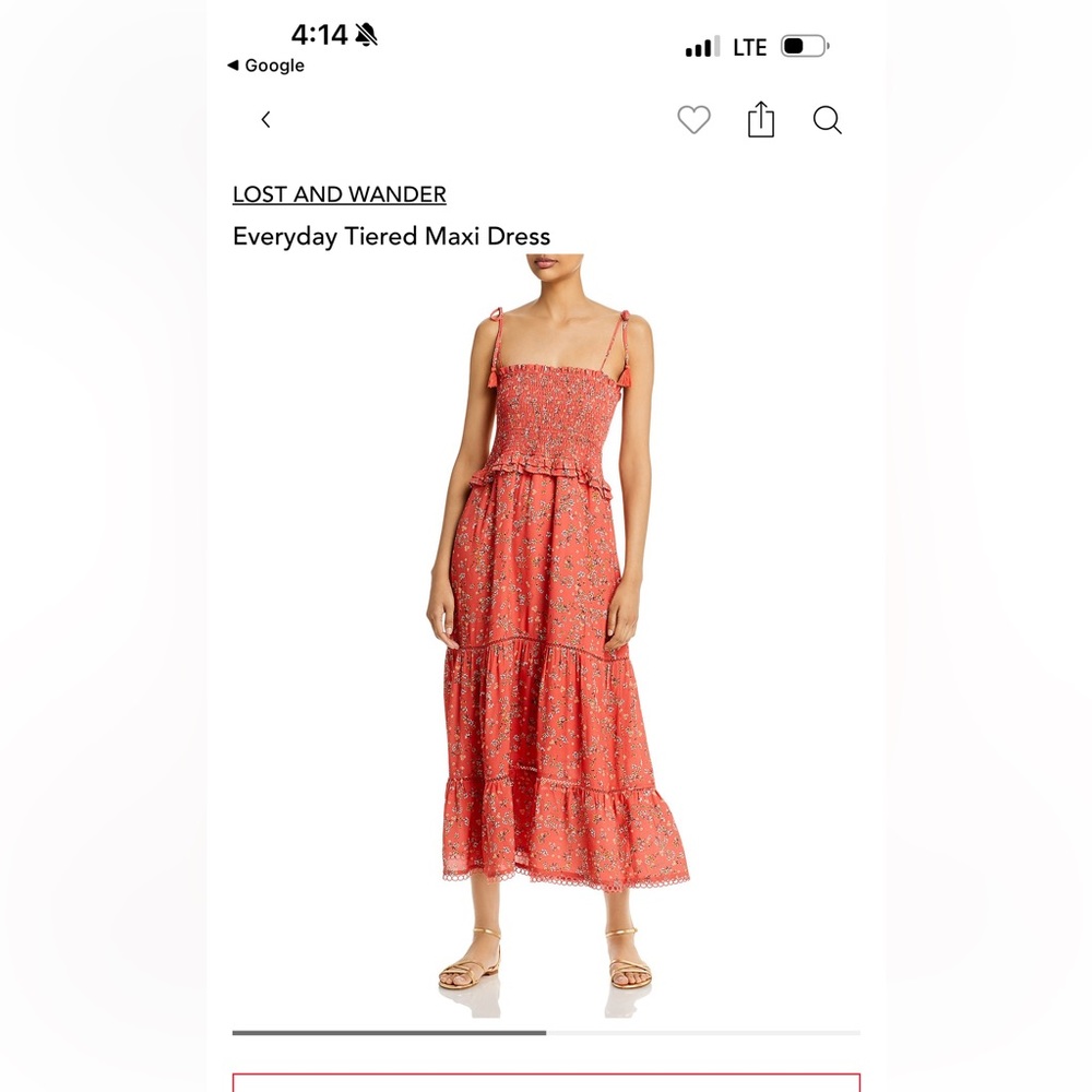 Lost and Wonder dress XS NWT